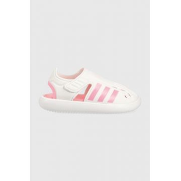 Adidas sandale copii Water culoarea alb