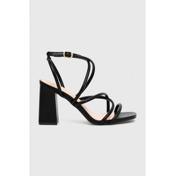 Answear Lab sandale culoarea negru