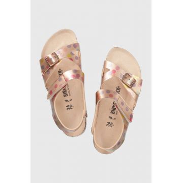 Birkenstock sandale copii Colorado culoarea bej