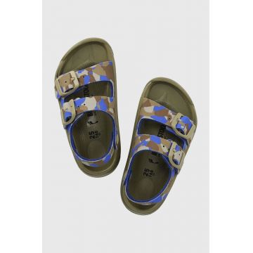 Birkenstock sandale copii Mogami culoarea verde