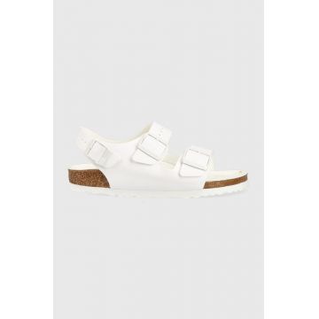 Birkenstock sandale MILANO femei, culoarea alb, 1025011