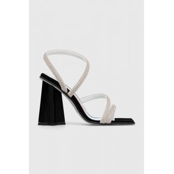 Chiara Ferragni sandale CF3136_001 culoarea negru, CF STAR HEEL 100
