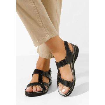 Sandale dama piele Zinna negre