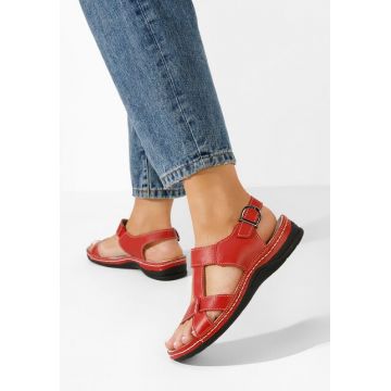 Sandale dama piele Zinna rosii