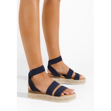 Sandale tip espadrile Teda navy