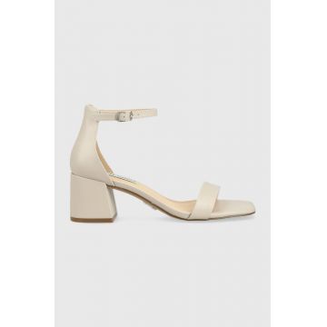 Steve Madden sandale de piele Low tide culoarea bej, SM19000023