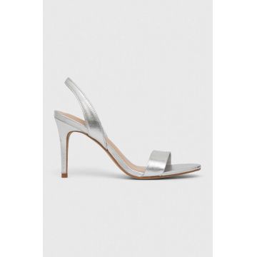 Aldo sandale de piele Pemela culoarea argintiu, 13571684.Pemela