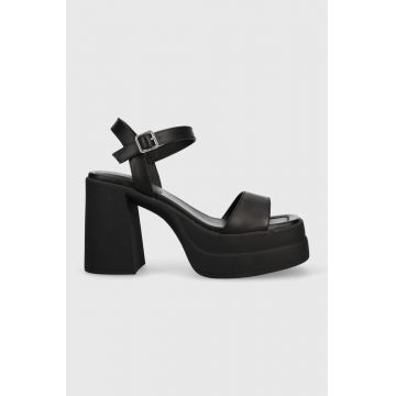 Aldo sandale de piele Taina culoarea negru, 13573914.Taina