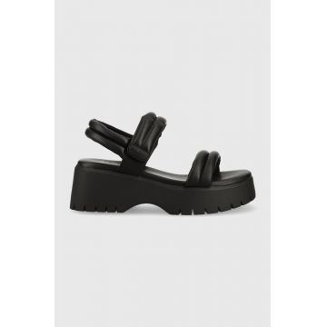 Aldo sandale Mcguire femei, culoarea negru, cu platforma, 13568590.Mcguire