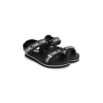 Karl Lagerfeld sandale copii culoarea negru