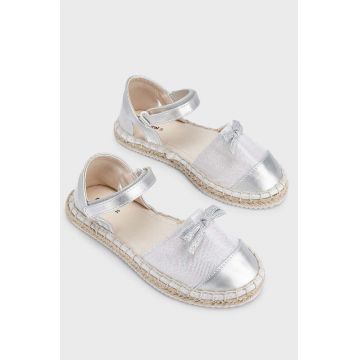 Mayoral sandale copii culoarea argintiu