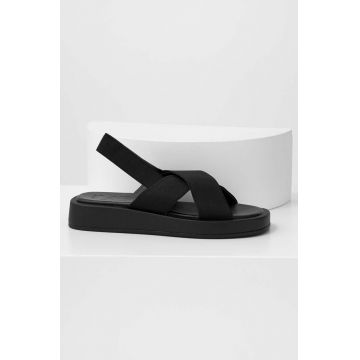 Answear Lab sandale femei, culoarea negru, cu platforma