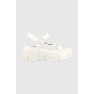 Steve Madden sandale Assertive femei, culoarea alb, cu platforma, SM11002461