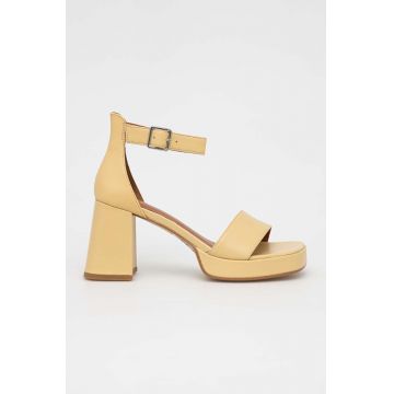 Vagabond Shoemakers sandale de piele FIONA culoarea bej