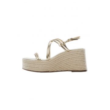 Sandale cu talpa wedge Blanca