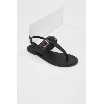 Answear Lab sandale de piele Femei, culoarea negru