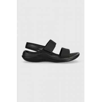Crocs sandale Literide 360 Sandal femei, culoarea negru, 206711