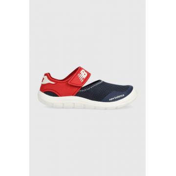 New Balance sandale copii NBYO208 culoarea albastru marin