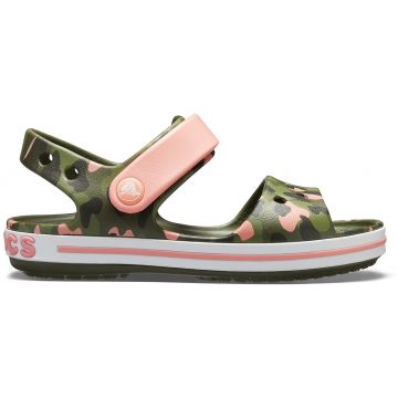 Sandale Crocs Crocband Seasonal Graphic Sandal Pepene galben - Melon