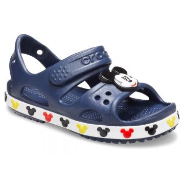 Sandale Crocs Fun Lab Crocband II Disney Mickey Mouse Sandal Albastru - Navy