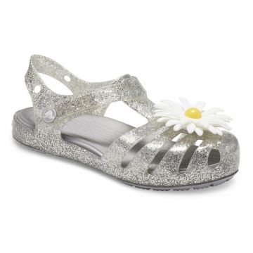Sandale Crocs Isabella Charm Sandal Argintiu - Silver