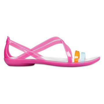 Sandale Crocs Isabella Cut-Out Strappy Sandal Roz - Paradise Pink/Rose Dust