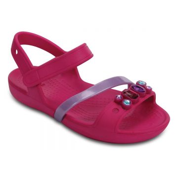 Sandale Crocs Lina Sandal Kids Roz - Candy Pink