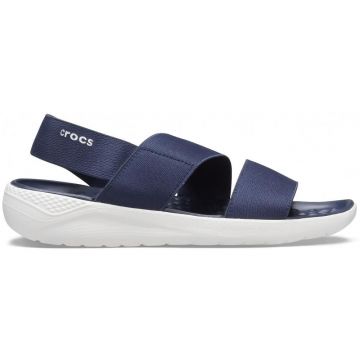 Sandale Crocs LiteRide Stretch Sandal Albastru - Navy/White