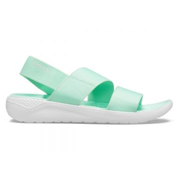 Sandale Crocs LiteRide Stretch Sandal Verde - Neo Mint/Almost White