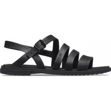 Sandale Crocs Tulum Glitter Sandal Negru - Black Glitter/Black