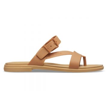 Sandale Crocs Tulum Toe Post Sandal Auriu - Dark Gold