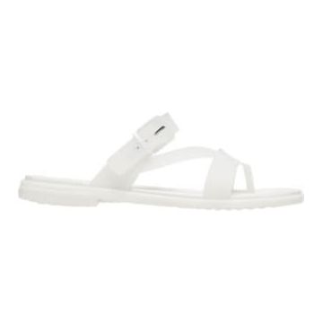 Sandale Crocs Tulum Translucent Toe Post Alb - Oyster