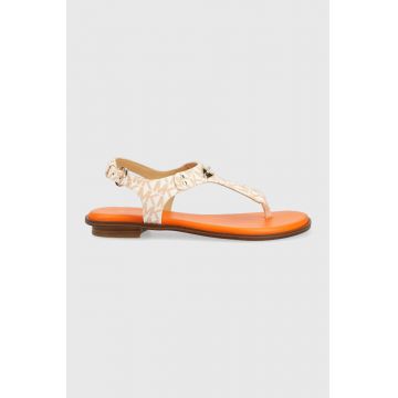 MICHAEL Michael Kors sandale MK femei, culoarea portocaliu, 40R5MKFA1B