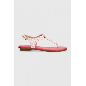 MICHAEL Michael Kors sandale MK femei, culoarea roz, 40R5MKFA1B