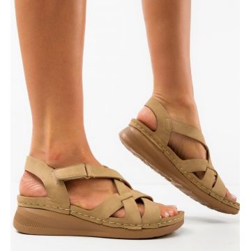 Sandale dama Domna Khaki