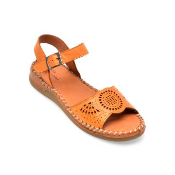 Sandale FLAVIA PASSINI portocalii, V17001, din piele naturala