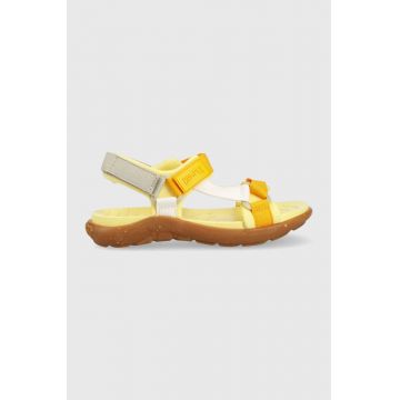 Camper sandale copii culoarea galben