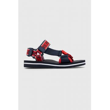 Pepe Jeans sandale copii culoarea albastru marin