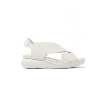 Sandale slingback - cu platforma - de piele Balloon