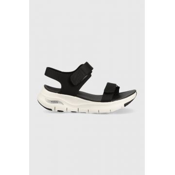 Skechers sandale femei, culoarea negru