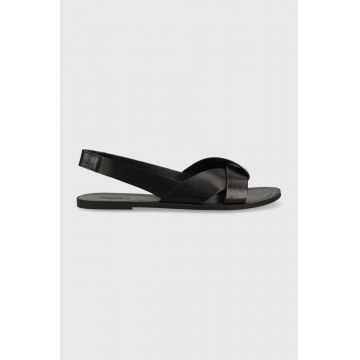 Vagabond Shoemakers sandale de piele TIA 2.0 femei, culoarea negru, 5531.001.20