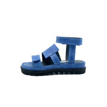 Sandale din piele cu inchidere velcro