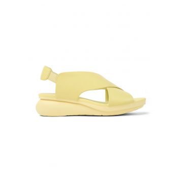 Sandale slingback - cu platforma - de piele Balloon