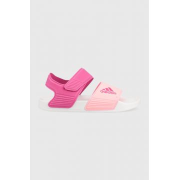 adidas sandale copii ADILETTE SANDAL K culoarea roz