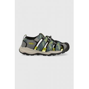 Keen sandale copii culoarea gri