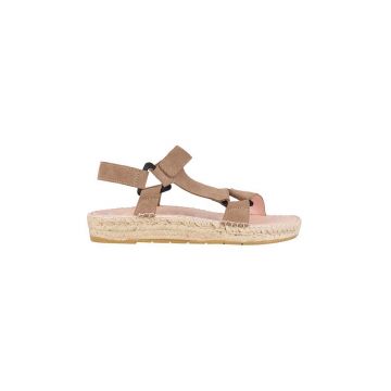 Manebi sandale din piele intoarsa Hiking Sandals culoarea maro, W 1.9 JH