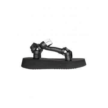 Sandale flatform cu velcro Sandale flatform cu velcro