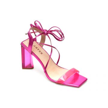 Sandale GRYXX fucsia, 344603, din piele ecologica