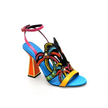 Sandale KAT MACONIE FOR EPICA multicolor, KIAWA, din piele naturala