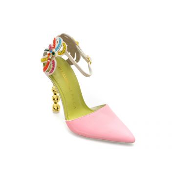 Sandale KAT MACONIE FOR EPICA roz, EZILI, din piele ecologica